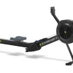 Concept2 RowErg Modell D mit Standardbeinen, Luftwiderstand, Rudergerät, Schwarz