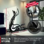 Sportstech sCross Crosstrainer mit 32 Widerstandsstufen, Steigung, 23 kg Schwungrad, bis 150 kg – Bild 9