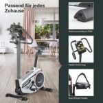 skandika Morpheus Ergometer mit 12 kg Schwungmasse, 32 Widerstandsstufen, 24 Programme, Kinomap, bis 150 kg – Bild 12