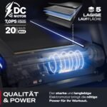 Sportstech sTread Lite Laufband, 20 km/h, 16 % Steigung, 7 PS, App, bis 150 kg – Bild 9
