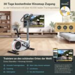 skandika Morpheus Ergometer mit 12 kg Schwungmasse, 32 Widerstandsstufen, 24 Programme, Kinomap, bis 150 kg – Bild 7