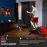 Sportstech CX700 Crosstrainer mit 24 kg Schwungmasse, 24 Widerstandsstufen, Bluetooth & App – Bild 14