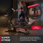 Sportstech sCross Crosstrainer mit 32 Widerstandsstufen, Steigung, 23 kg Schwungrad, bis 150 kg – Bild 2