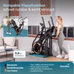 skandika Carbon P25-G Crosstrainer, klappbar, 32 Widerstandsstufen, Kinomap, bis 150 kg – Bild 10