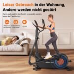 MERACH Crosstrainer mit 47 cm Schrittlänge, Magnetwiderstand, 16 Stufen, App, bis 180 kg – Bild 9