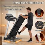 Kitopa Laufband für Zuhause, klappbar, 48 × 120 cm Lauffläche, 18 % Steigung – Bild 20