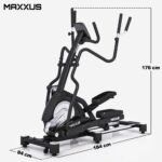 MAXXUS CX-Serie Crosstrainer für Zuhause mit Magnetbremse, Ellipsentrainer – Bild 3