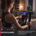 Sportstech sCross Crosstrainer mit 32 Widerstandsstufen, Steigung, 23 kg Schwungrad, bis 150 kg – Bild 4