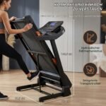 Aeriflo Laufband für Zuhause, 20 km/h, 20 % Steigung, 51 × 140 cm Lauffläche – Bild 10