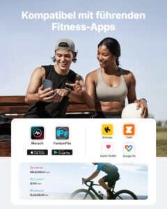 MERACH Heimtrainer mit 15,6" drehbarem FHD-Bildschirm, Magnetwiderstand, App, bis 136 kg – Bild 12
