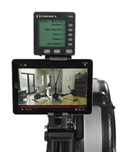 Concept2 RowErg Modell D mit Standardbeinen, Luftwiderstand, Rudergerät, Schwarz – Bild 51