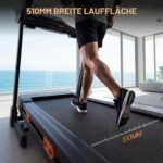 Aeriflo Laufband für Zuhause, 20 km/h, 20 % Steigung, 51 × 140 cm Lauffläche – Bild 2