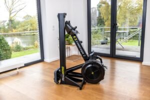 Concept2 RowErg Modell D mit Standardbeinen, Luftwiderstand, Rudergerät, Schwarz – Bild 10