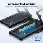 MERACH T31 Laufband für Zuhause, 18 % automatische Steigung, 46 × 140 cm – Bild 3