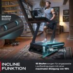 Sportstech sTread Lite Laufband, 20 km/h, 16 % Steigung, 7 PS, App, bis 150 kg – Bild 3